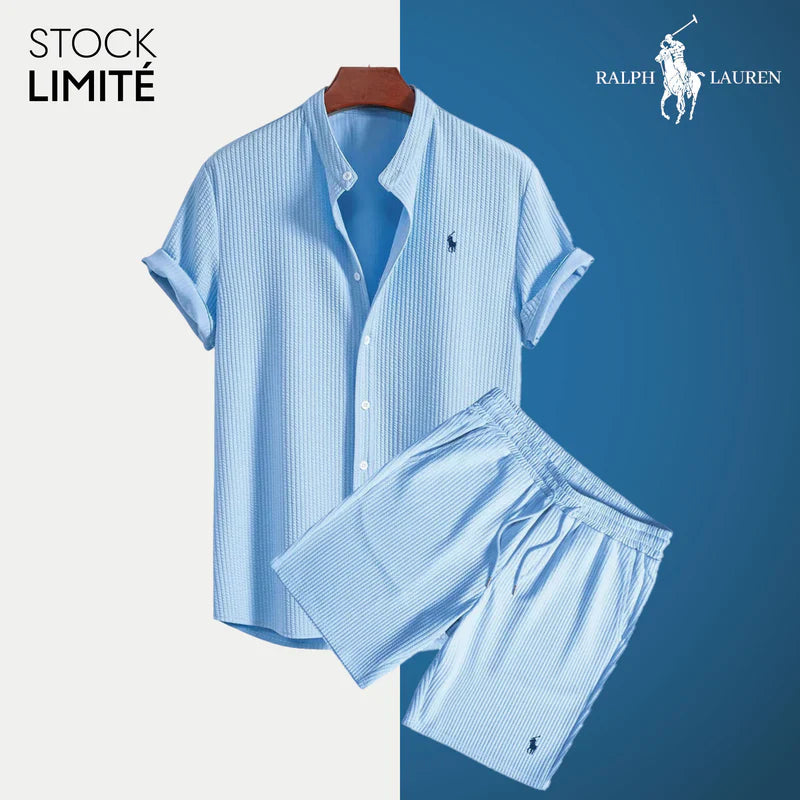 Exclusive Men's 2-Piece Shorts and Shirt Set