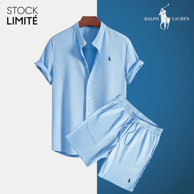 Exclusive Men's 2-Piece Shorts and Shirt Set